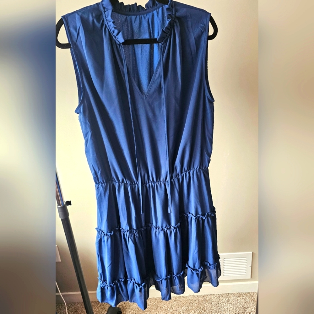 Sleeveless Ruffle Dress - Picture 2 of 3